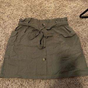 Olive green SHEIN skirt